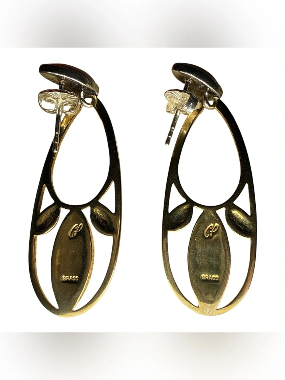 925 Vintage Carolyn Pollack Classics Mother of Pearl Drop Earrings